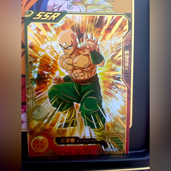 Dragon Ball Z Other - Dragon Ball Super Tien shinhan TCG SSR-56 Holo Rare Anime Manga Chinese Card ACG